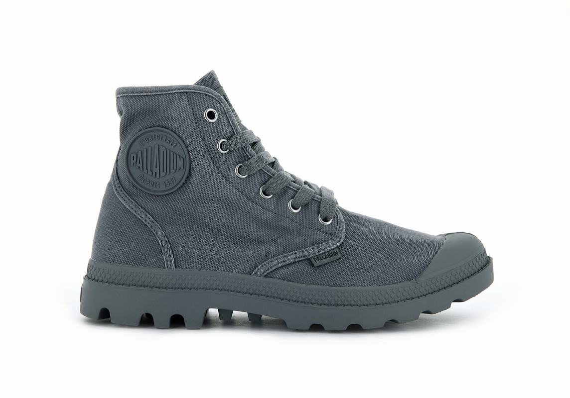 Palladium Pampa Hi Men's Boots Dark Navy (GHQR71593)